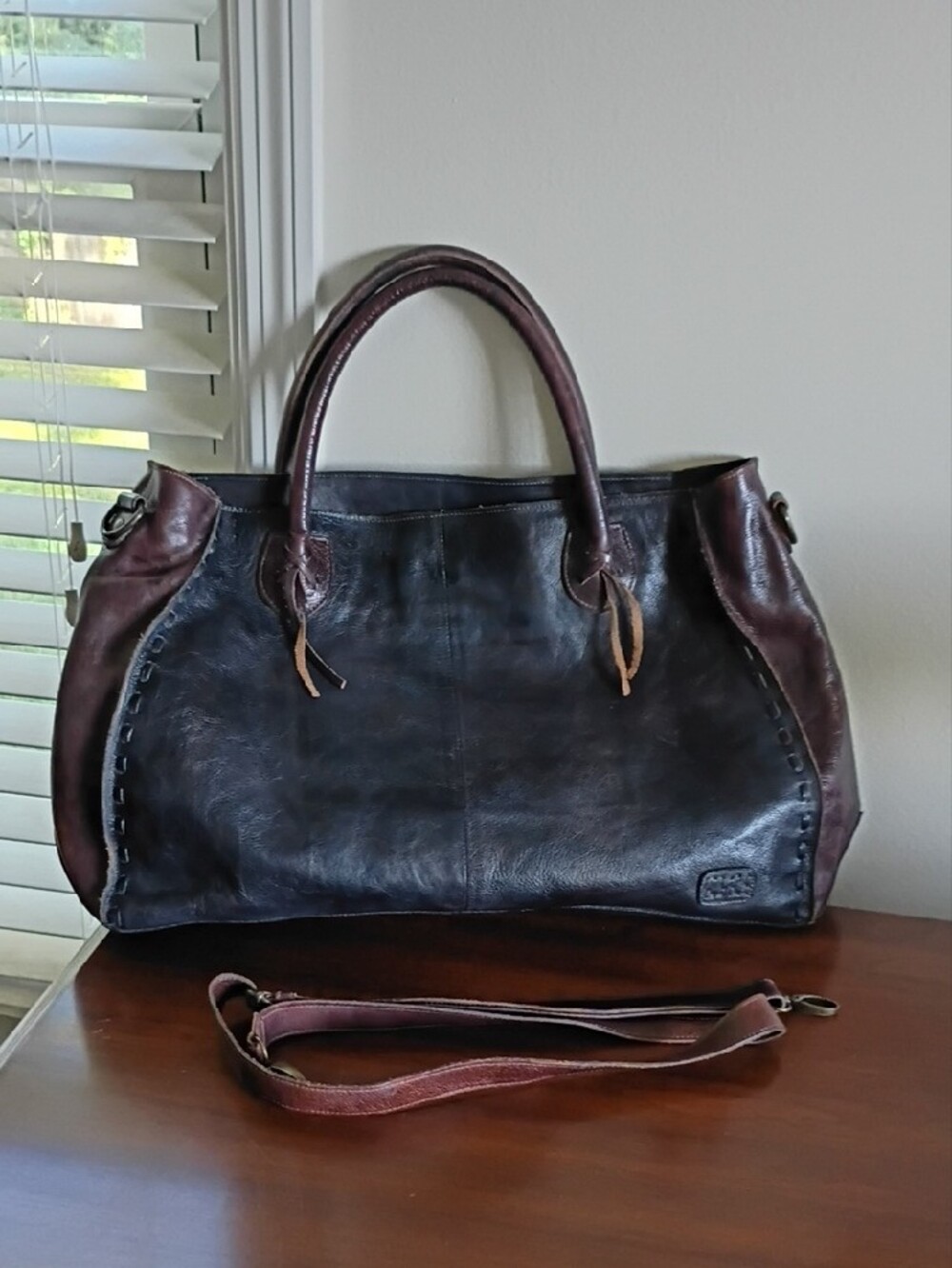 Bed Stu Rockaway Leather Satchel - Picture 12 of 12